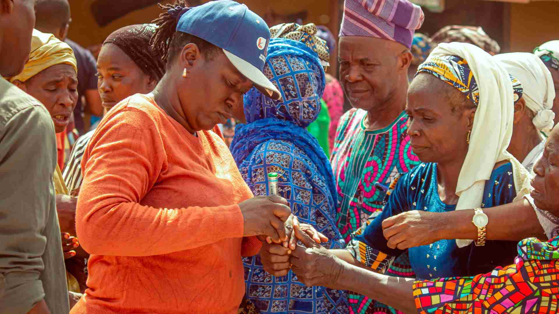 Mobile clinic providing health screenings